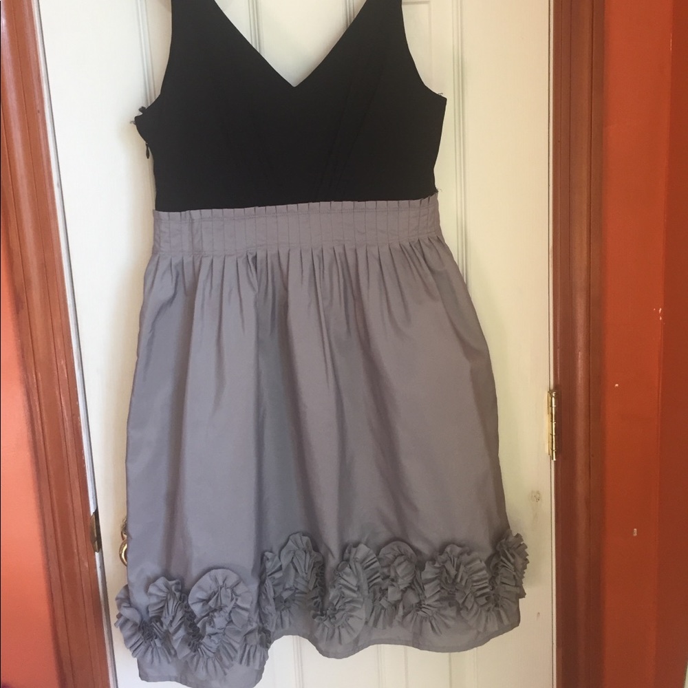 Black and Gray cocktail dress